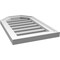 Ekena Millwork Octagonal Top Surface Mount PVC Gable Vent w/ 2"W x 1-1/2"P Brickmould Frame, 14"W x 22"H GVPOT14X2202SF - alternate 4